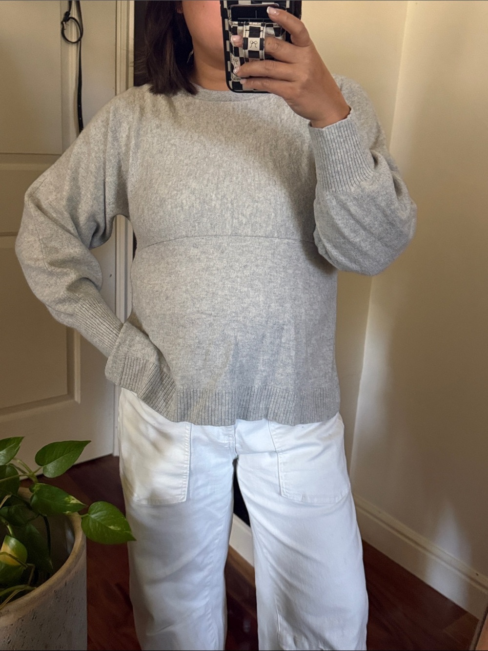 Vince Pullover Dolman wool Cashmere Deep Side Slit Sweater. S